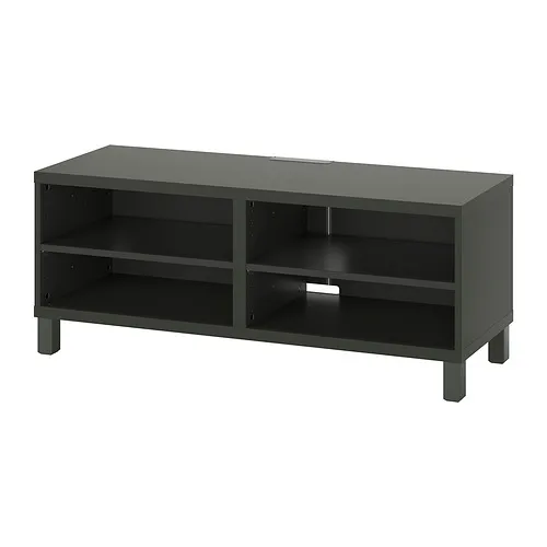 BESTÅ - 電視櫃, 深灰色, 120x40x48 公分 | IKEA 線上購物 - PE907652_S4