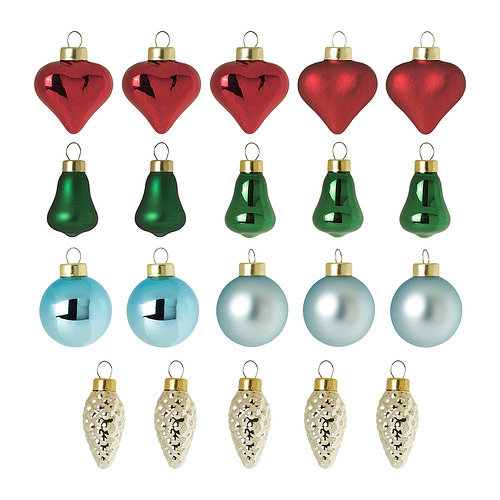 VINTERFINT tree ornament set of 20