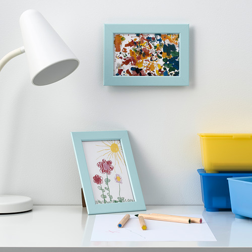 FISKBO - 相框, 10x15公分, 淺藍色 | IKEA 線上購物 - PE771048_S4