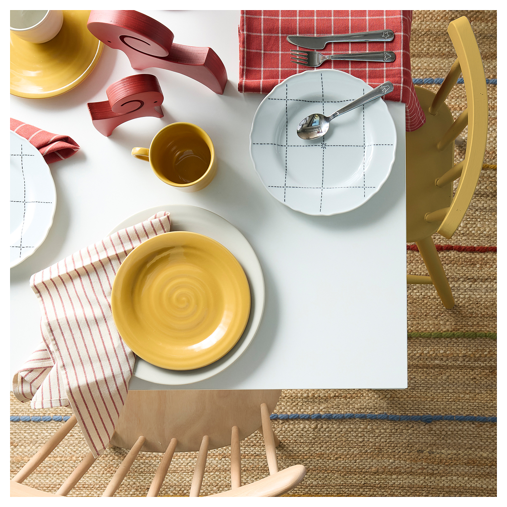 RAKLEV rug, flatwoven