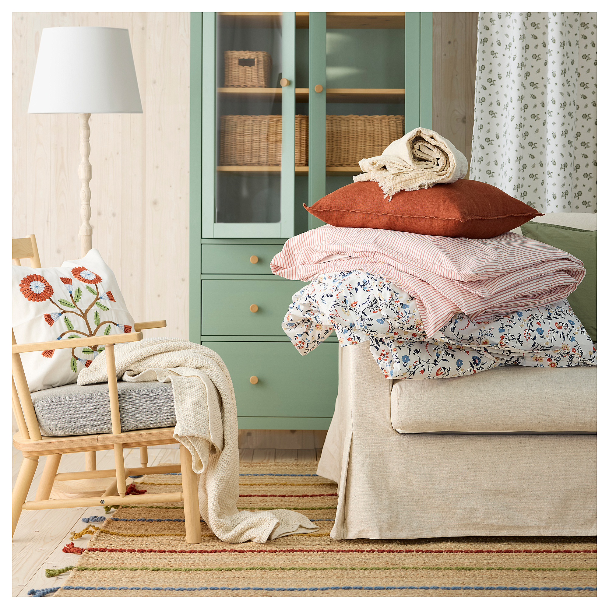 RAKLEV rug, flatwoven