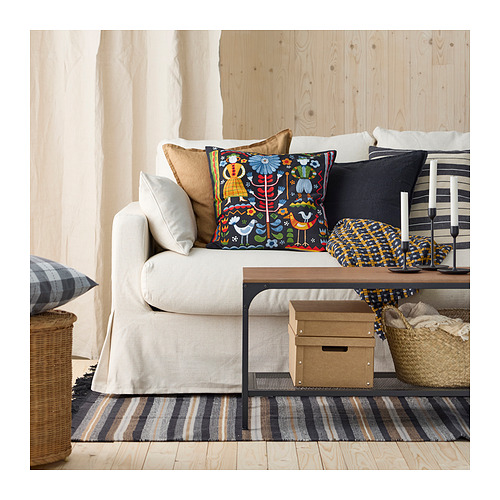 RÅVAROR rug, flatwoven