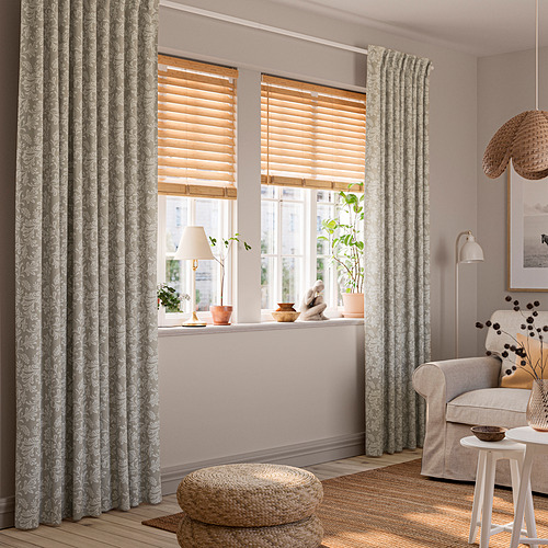 SNÖRUTA 窗簾 2件裝