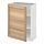 METOD - base cabinet with shelves, white/Torhamn ash | IKEA Taiwan Online - PE567684_S1
