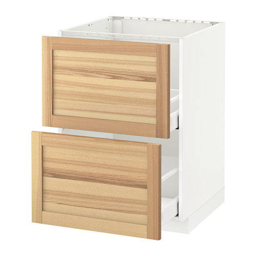 METOD/MAXIMERA - base cab f sink+2 fronts/2 drawers, white/Torhamn ash | IKEA Taiwan Online - PE567694_S4