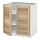 METOD - base cabinet with shelves/2 doors, white/Torhamn ash | IKEA Taiwan Online - PE567709_S1
