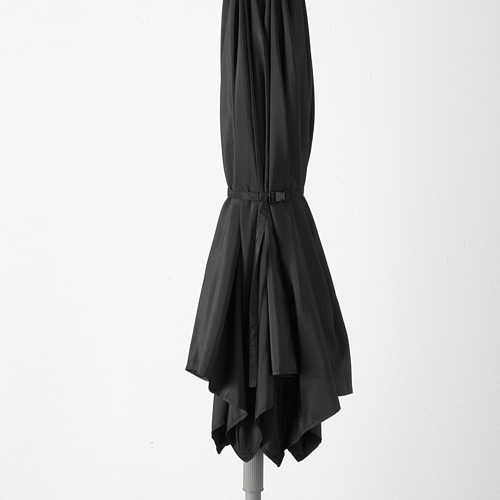 KUGGÖ/LINDÖJA - parasol with base, black/Huvön dark grey | IKEA Taiwan Online - PE673383_S4