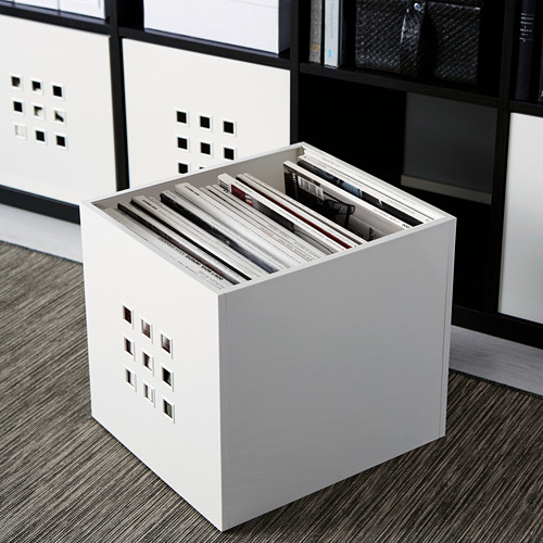 LEKMAN - 收納盒 33x37x33公分, 白色 | IKEA 線上購物 - PE575334_S4