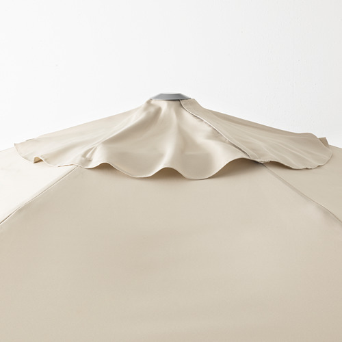 KUGGÖ/LINDÖJA - parasol with base, beige/Huvön dark grey | IKEA Taiwan Online - PE673393_S4