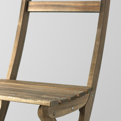 ASKHOLMEN - 戶外餐桌椅組, 灰棕色/Kuddarna 米色 | IKEA 線上購物 - PE617100_S4