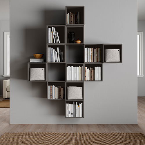 EKET - 上牆式收納櫃組合, 深灰色 | IKEA 線上購物 - PE825985_S4