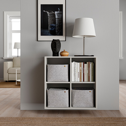 EKET - 上牆式收納櫃/4隔層, 淺灰色 | IKEA 線上購物 - PE825997_S4