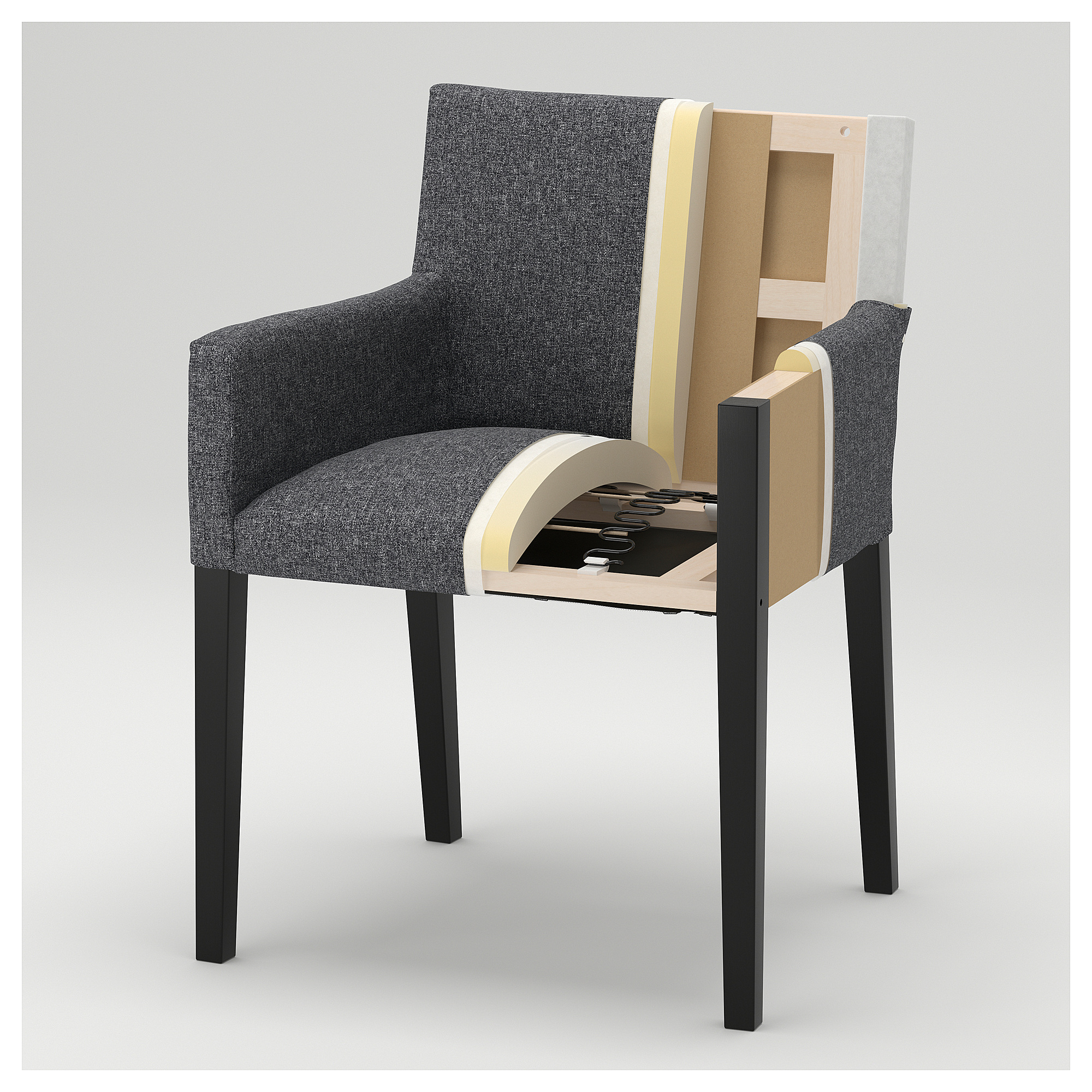 MÅRENÄS chair with armrests