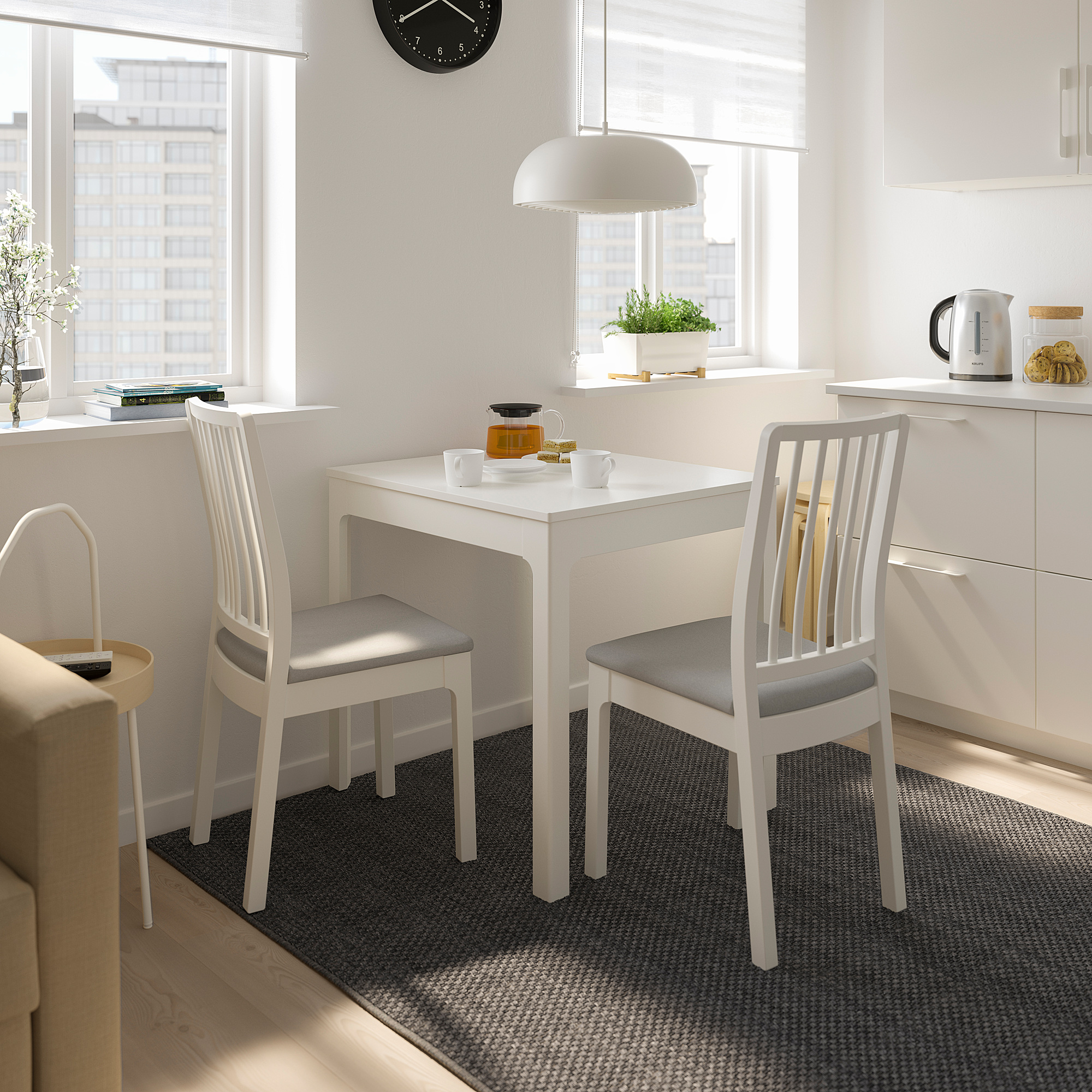 EKEDALEN 延伸桌, 白色, 80/120x70 公分 IKEA 線上購物