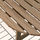 ASKHOLMEN - table for wall+1 fold chr, outdoor, grey-brown stained/Kuddarna beige | IKEA Taiwan Online - PE616545_S1