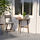 ASKHOLMEN - table for wall+1 fold chr, outdoor, grey-brown stained/Kuddarna beige | IKEA Taiwan Online - PE713978_S1