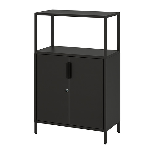 TROTTEN - 附門收納櫃, 碳黑色, 70x35x110 公分 | IKEA 線上購物 - PE825961_S4