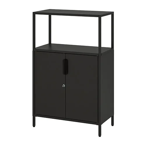 TROTTEN - 附門收納櫃, 碳黑色, 70x35x110 公分 | IKEA 線上購物 - PE825961_S4