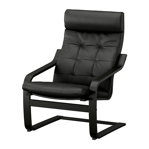 POÄNG - armchair, black/Grann black | IKEA Taiwan Online - E1009193_S4