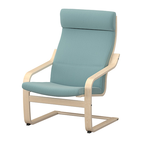 POÄNG - armchair, birch veneer/Kelinge grey-blue | IKEA Taiwan Online - E1009201_S4
