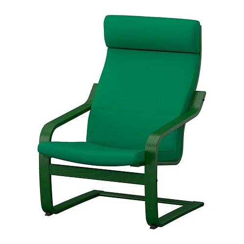 POÄNG - 扶手椅，深綠色/Vissle 墨綠色 | IKEA 線上購物 - E1009206_S4