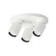 NYMÅNE ceiling spotlight with 3 spots