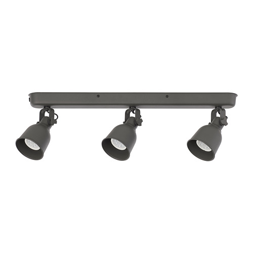 HEKTAR - ceiling track, 3-spots, dark grey | IKEA Taiwan Online - PE682894_S4