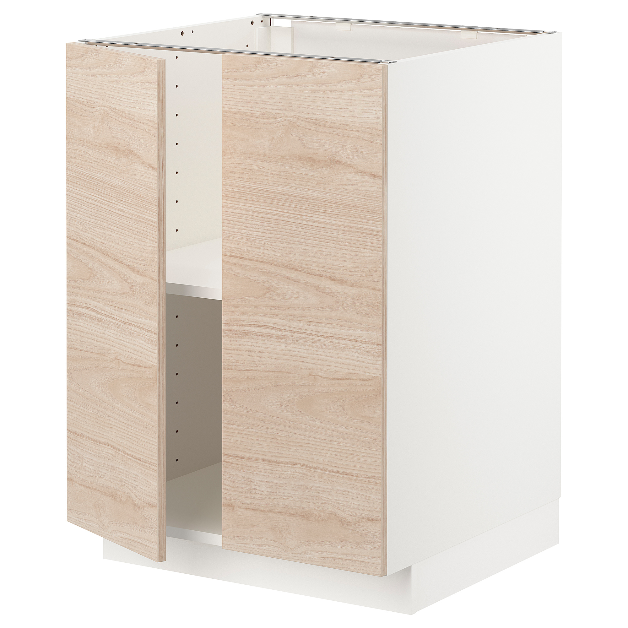 METOD base cabinet with shelves/2 doors