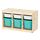 TROFAST - storage combination with boxes, light white stained pine white/turquoise | IKEA Taiwan Online - PE770399_S1