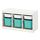 TROFAST - storage combination with boxes, white/turquoise | IKEA Taiwan Online - PE770405_S1