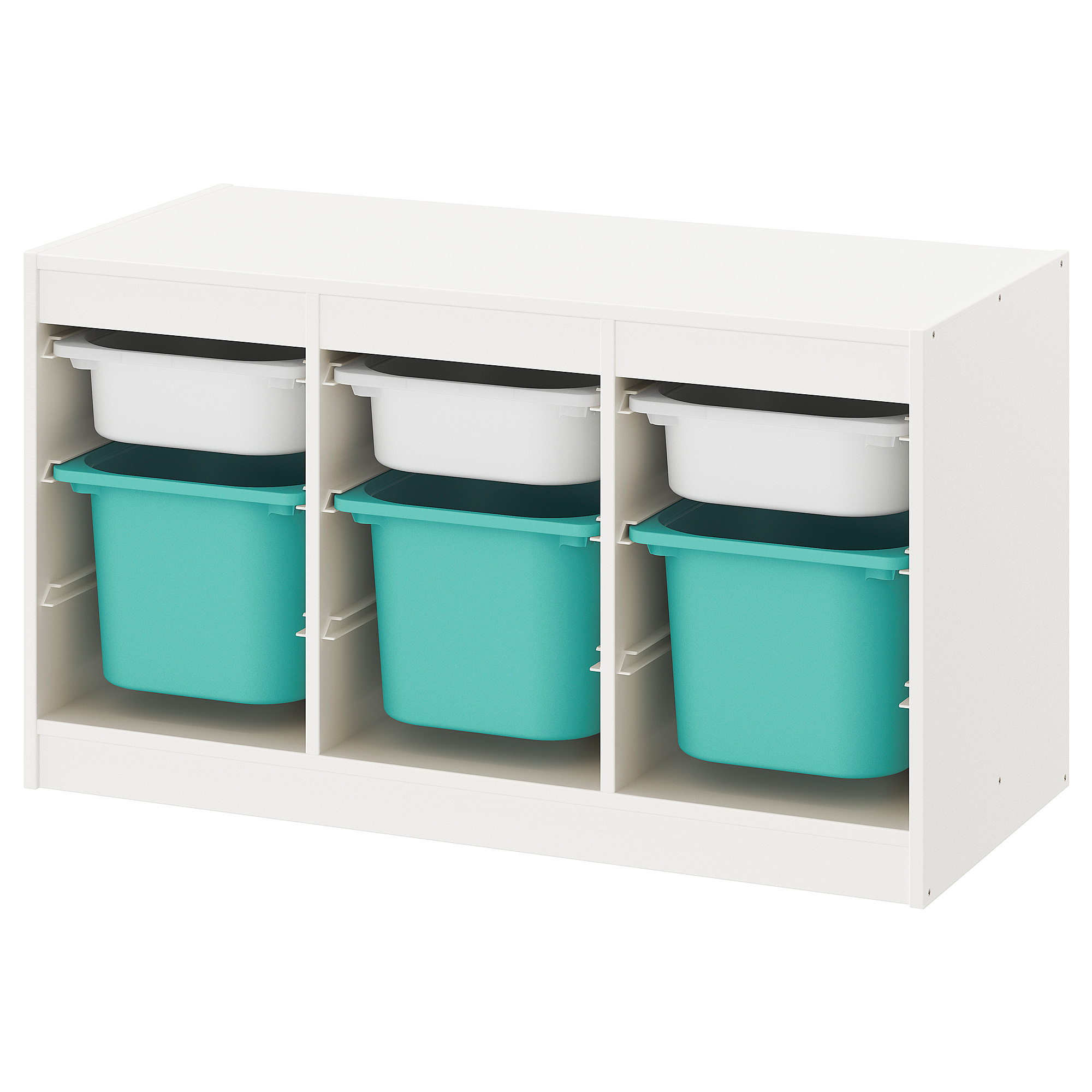 TROFAST storage combination with boxes