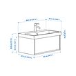 ÄNGSJÖN/BACKSJÖN wash-stnd w drawer/wash-basin/tap