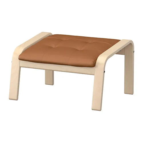 POÄNG - 椅凳，實木貼皮, 樺木/Grann 金棕色 | IKEA 線上購物 - E1009247_S4