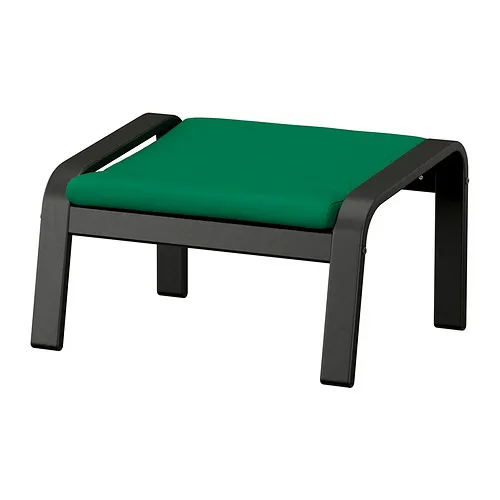 POÄNG - 椅凳，黑色/Vissle 墨綠色 | IKEA 線上購物 - E1009228_S4