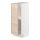 METOD - 底櫃附層板, 白色/Askersund 淺色梣木紋 | IKEA 線上購物 - PE726213_S1