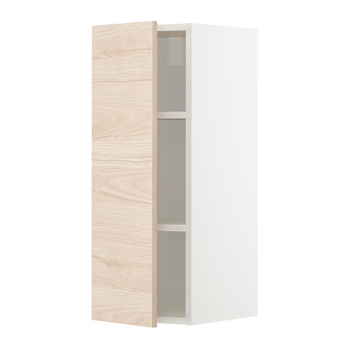 METOD wall cabinet with shelves