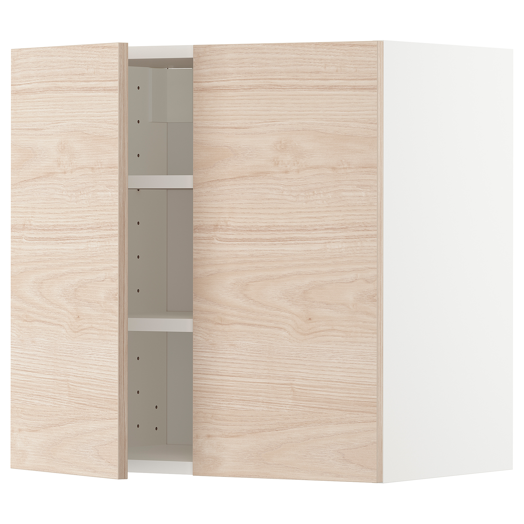 METOD wall cabinet with shelves/2 doors