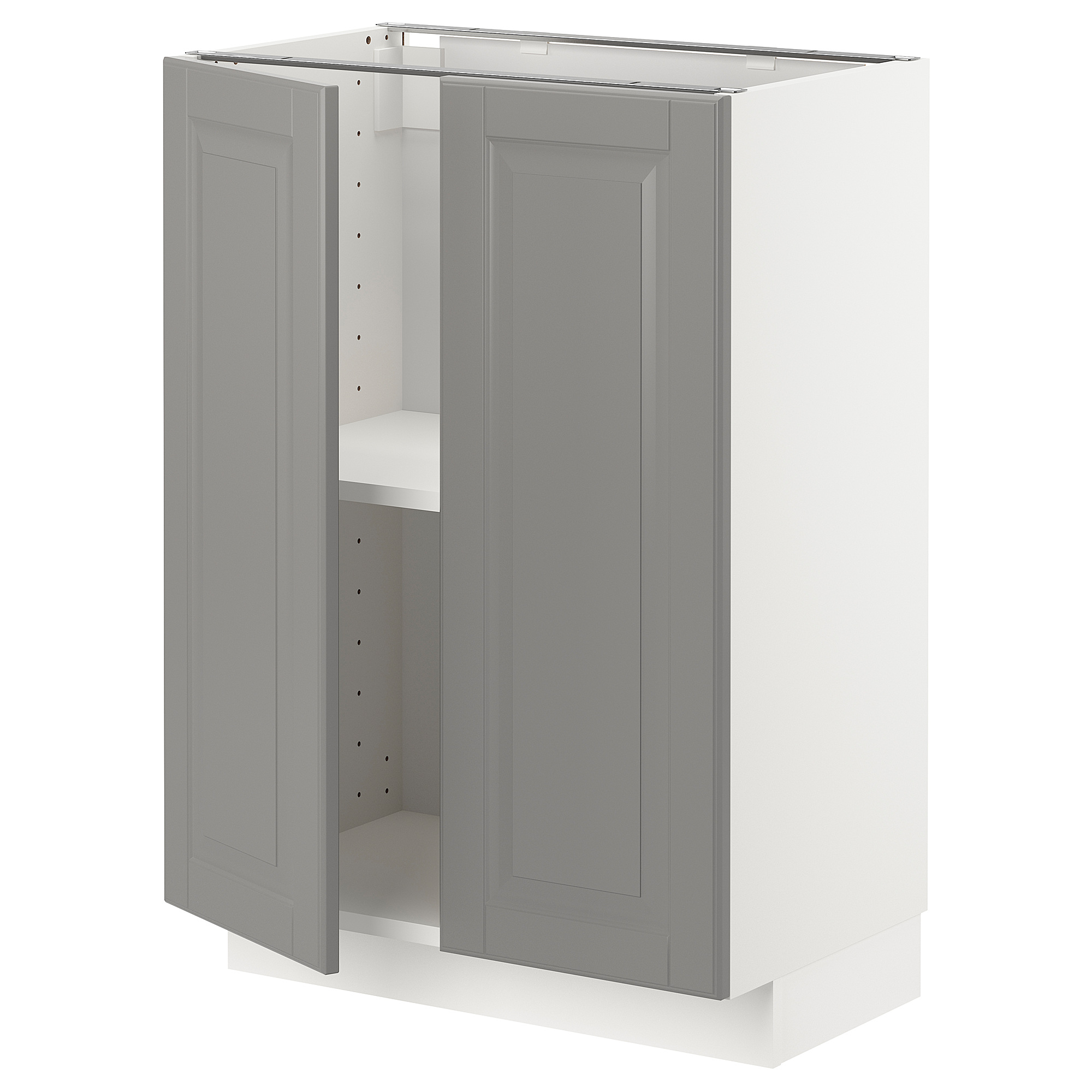 METOD base cabinet with shelves/2 doors