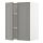 METOD - wall cabinet with shelves/2 doors, white/Bodbyn grey | IKEA Taiwan Online - PE726255_S1