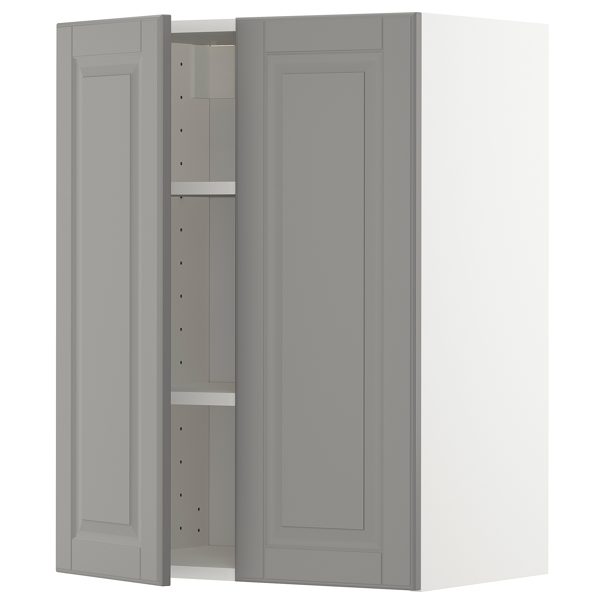 METOD wall cabinet with shelves/2 doors