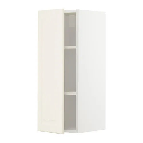 METOD - 壁櫃附層板, 白色/Bodbyn 淺乳白色, 30x37x80 公分 | IKEA 線上購物 - PE726268_S4