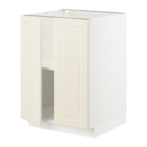 METOD base cabinet with shelves/2 doors