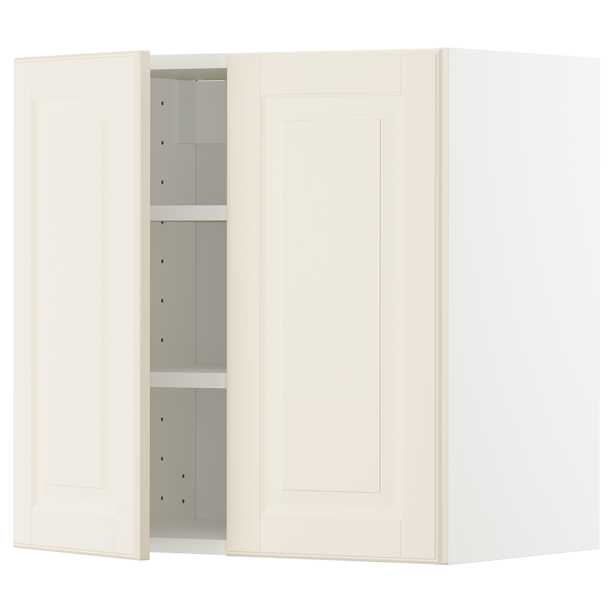 METOD wall cabinet with shelves/2 doors