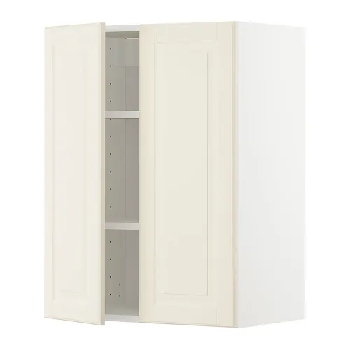 METOD - 壁櫃附層板/2門板, 白色/Bodbyn 淺乳白色, 60x37x80 公分 | IKEA 線上購物 - PE726279_S4