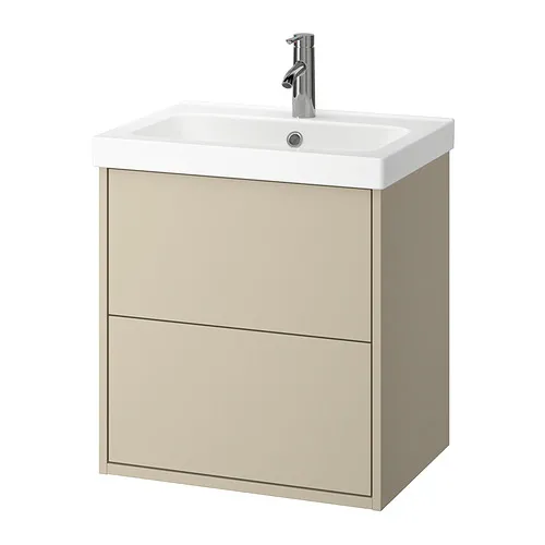 HAVBÄCK/ORRSJÖN - 洗臉盆櫃附抽屜/洗臉盆/水龍頭, 米色, 62x49x69 公分 | IKEA 線上購物 - PE908015_S4