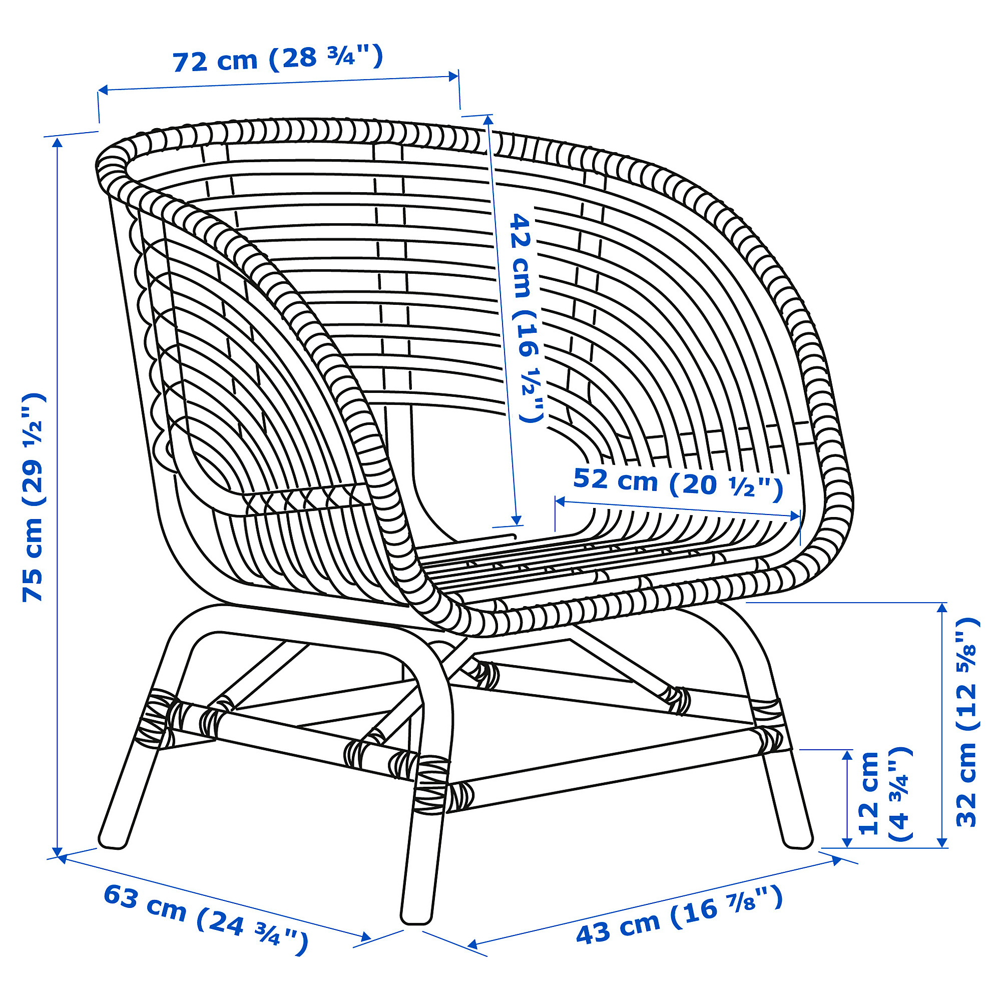 BUSKBO armchair