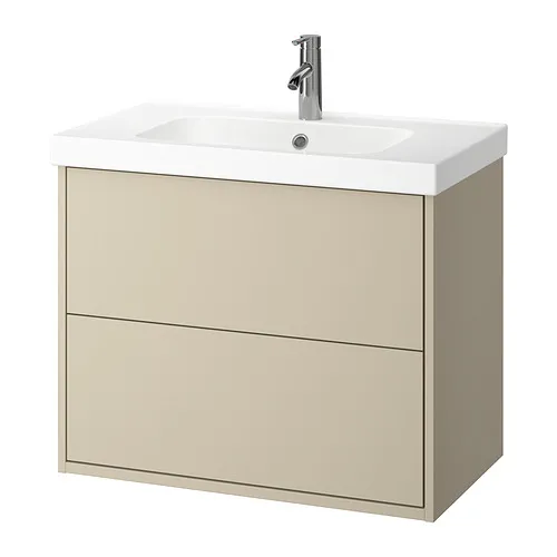 HAVBÄCK/ORRSJÖN - 洗臉盆櫃附抽屜/洗臉盆/水龍頭, 米色, 82x49x69 公分 | IKEA 線上購物 - PE908023_S4