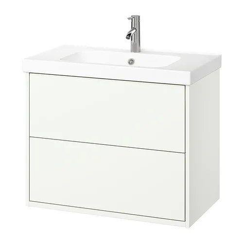 HAVBÄCK/ORRSJÖN - 洗臉盆櫃附抽屜/洗臉盆/水龍頭, 白色, 82x49x69 公分 | IKEA 線上購物 - PE908031_S4