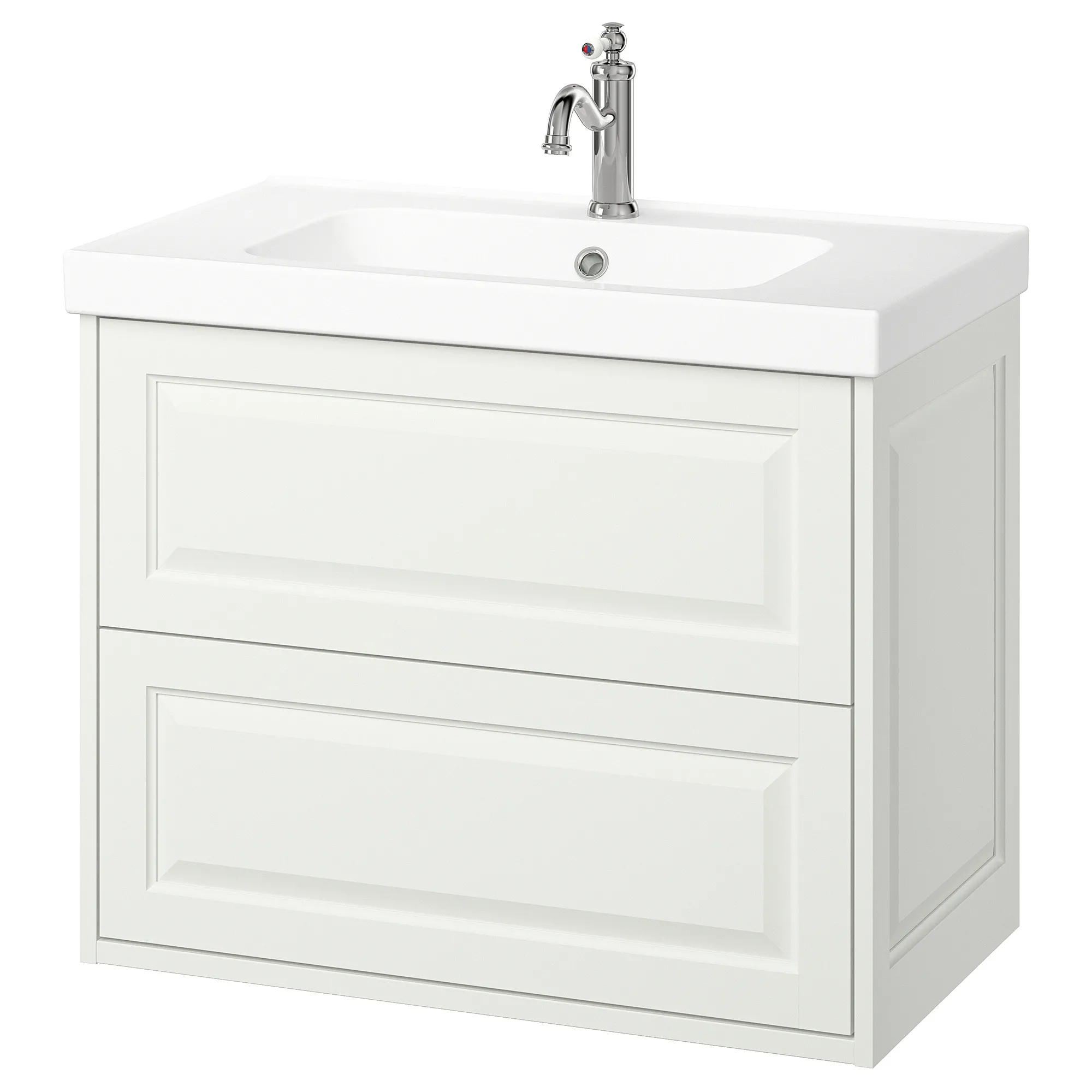 TÄNNFORSEN/ORRSJÖN wash-stnd w drawers/wash-basin/tap