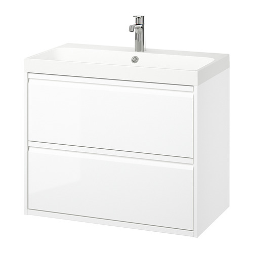 ÄNGSJÖN/BACKSJÖN wash-stnd w drawers/wash-basin/tap